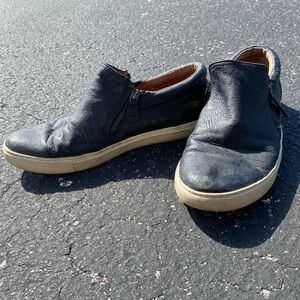 Gentle Souls leather slip on sneakers